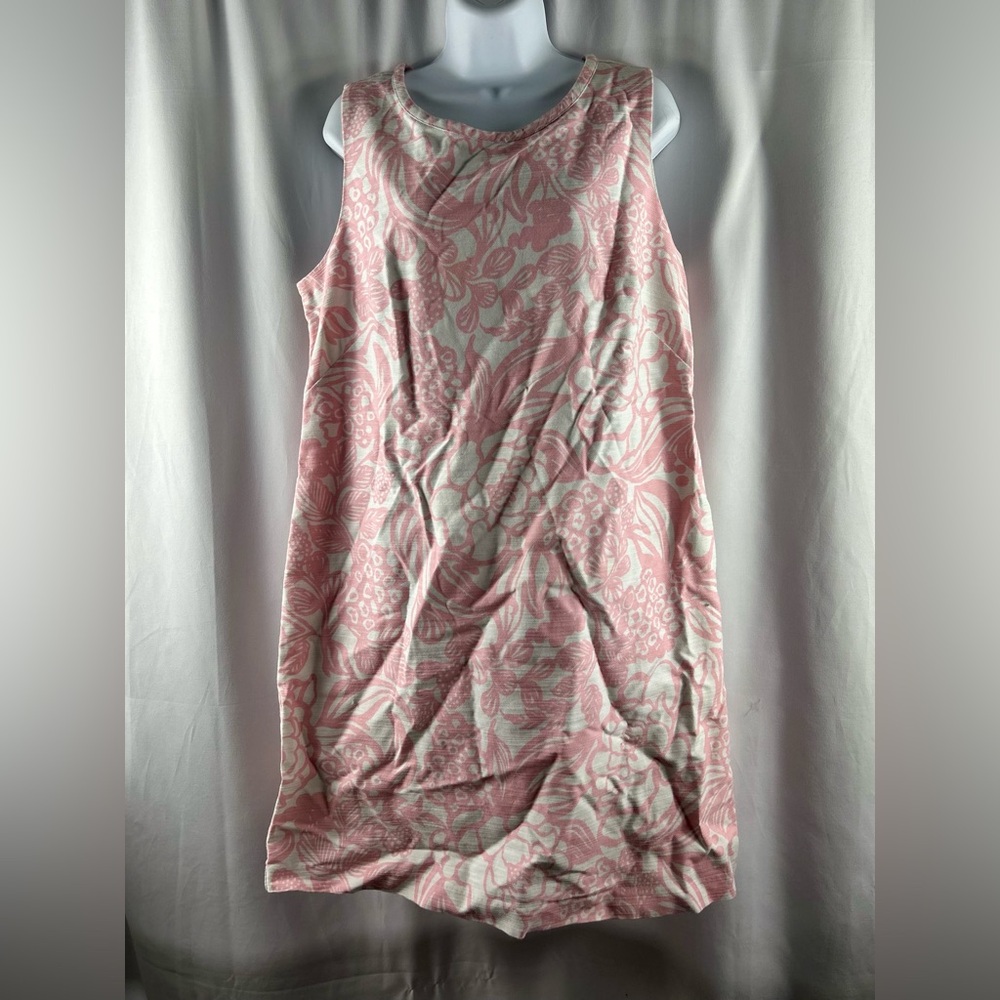 Talbots Cotton sleeveless fully lined back zip minidress 16P